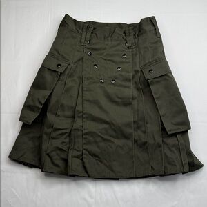 Utiliclan Utilikilts Kilt Olive army green cargo pockets kilt size 31 pant sz 30